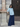 Irish Linen Navy Palazzo trousers